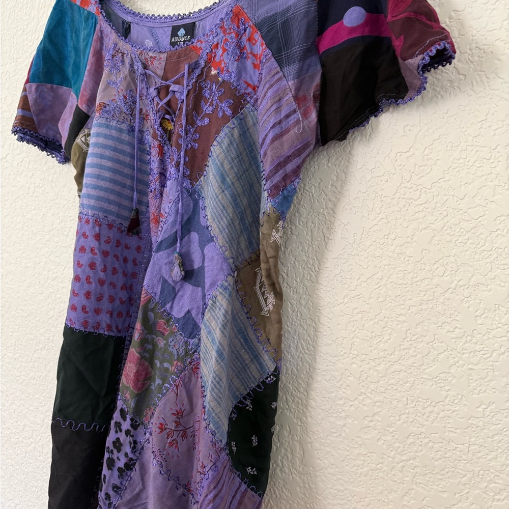 Advance Apparels Multicolor Patchwork Tunic - Picture 13 of 16
